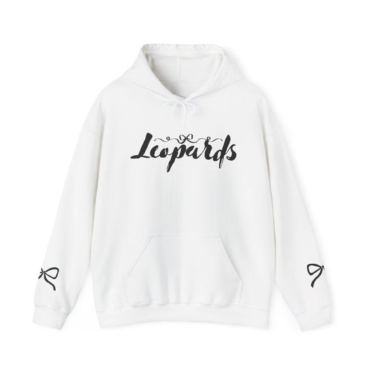 Leopards Graphic Hoodie — Cute Leopard Back Print Pullover