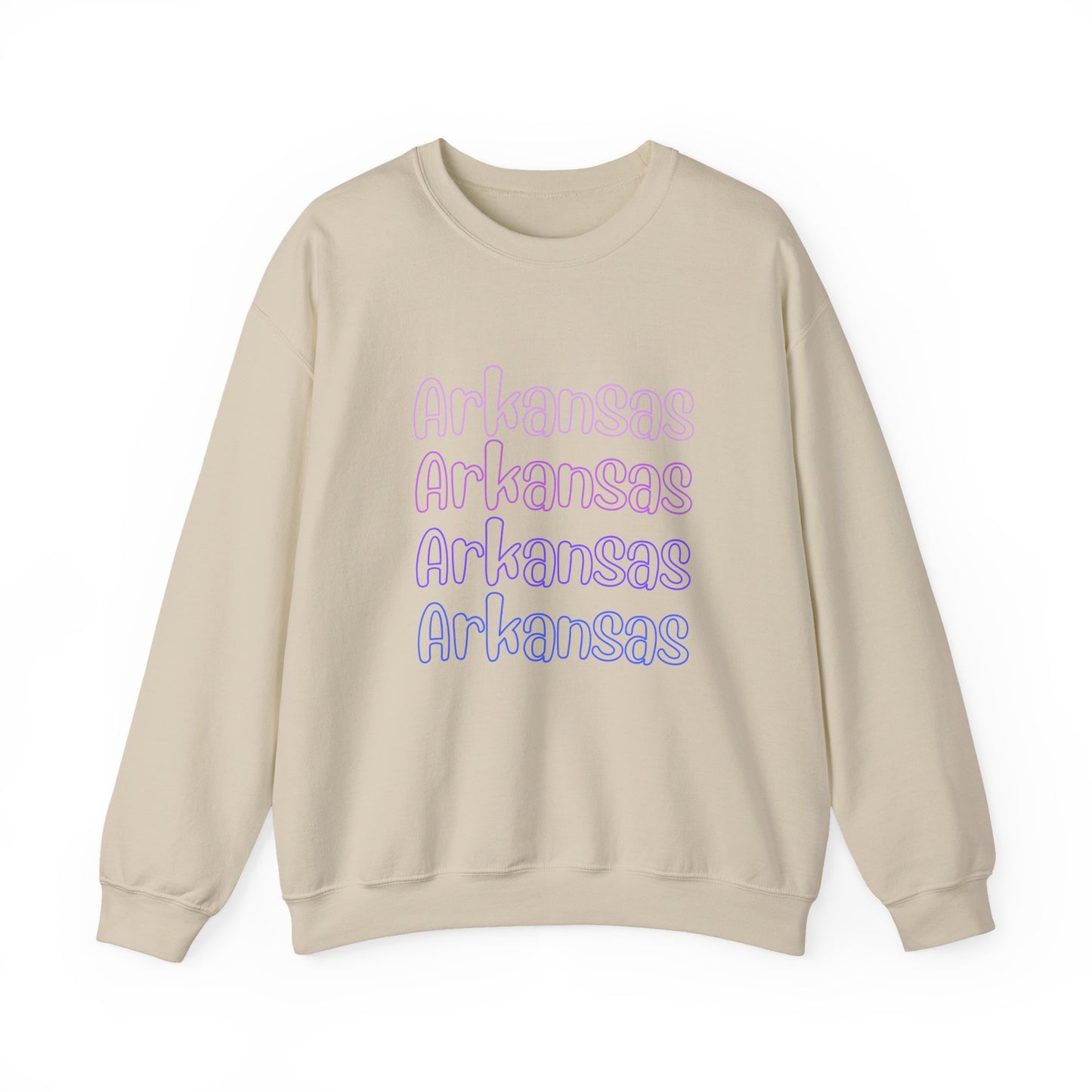 Arkansas Pastel Stack Sweatshirt