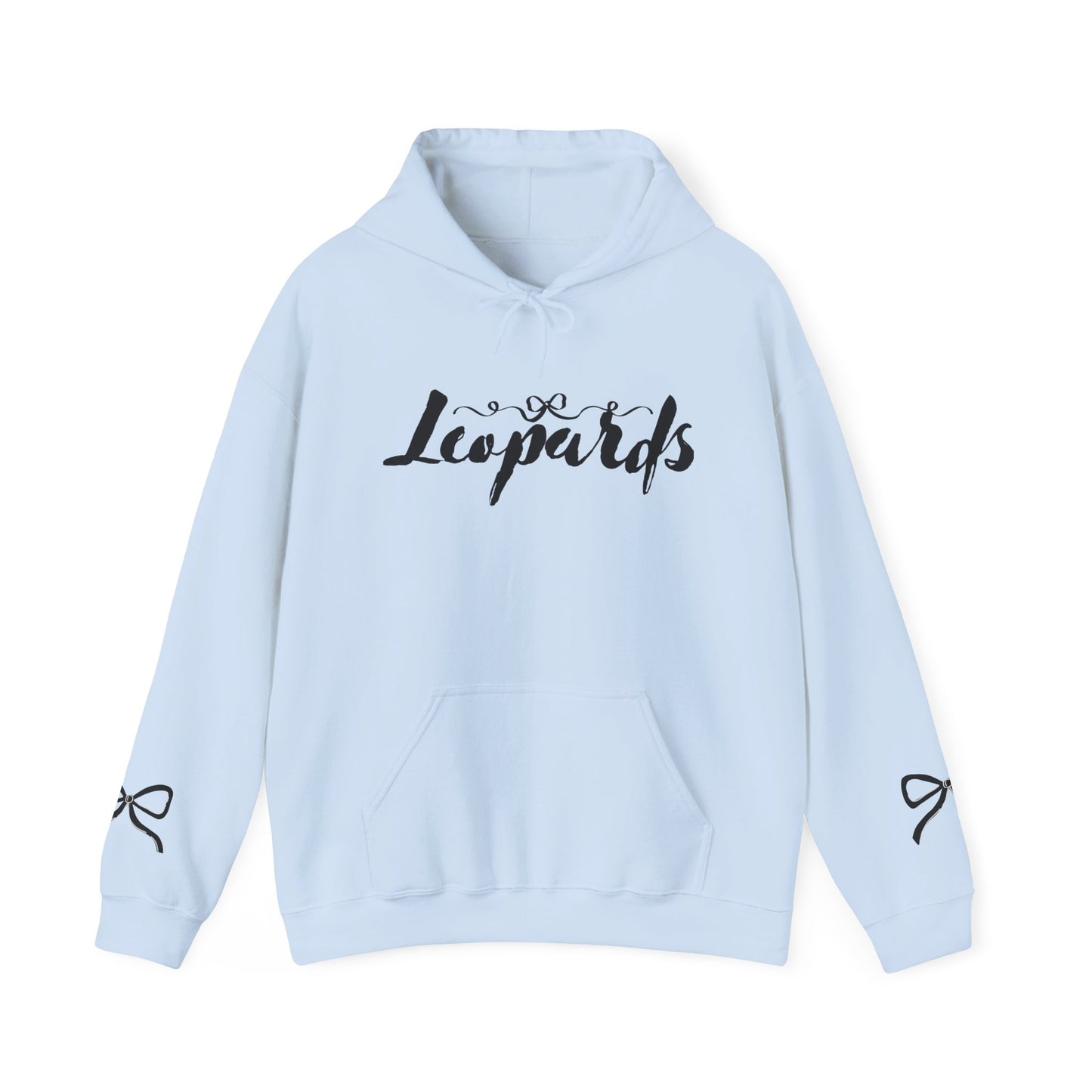 Leopards Graphic Hoodie — Cute Leopard Back Print Pullover