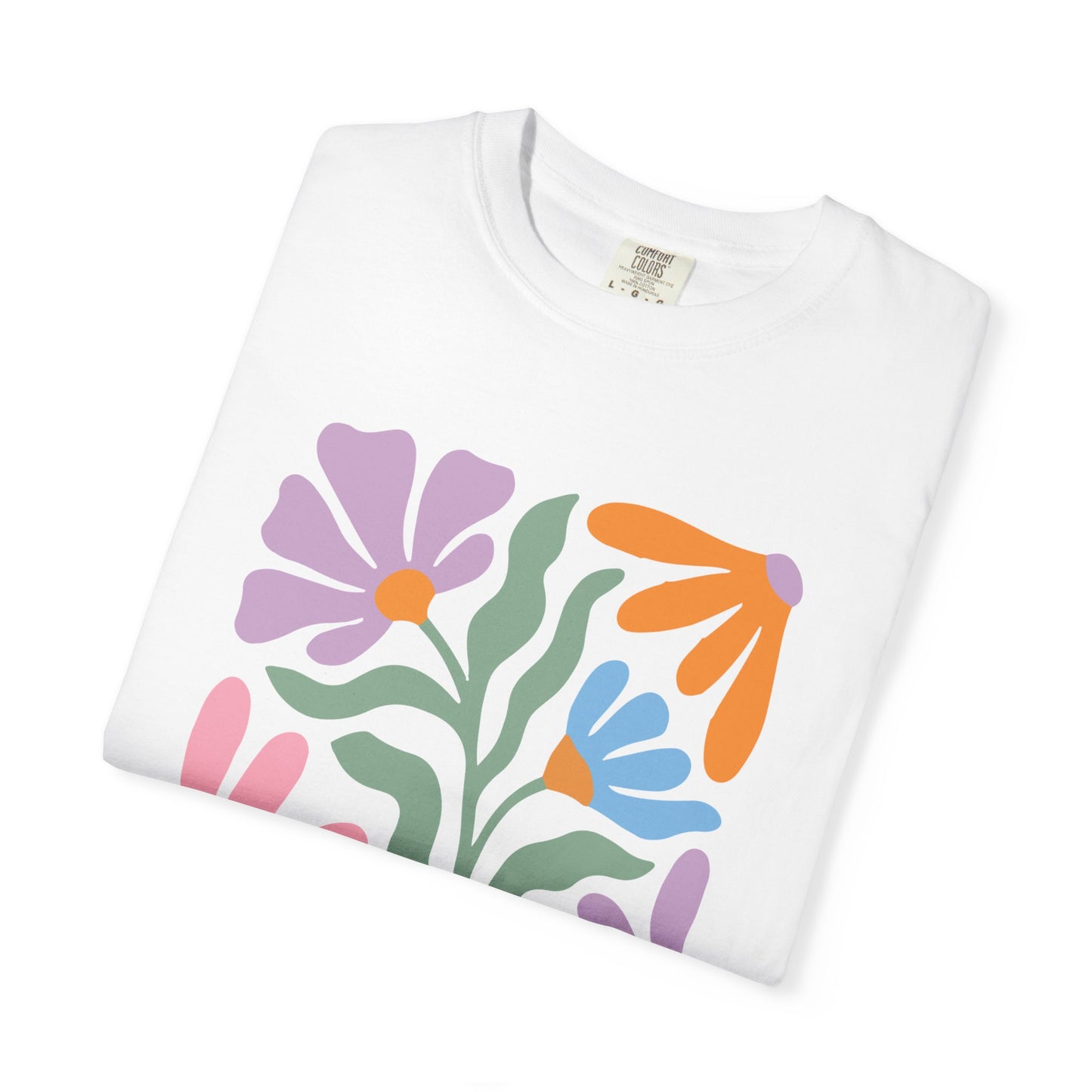 Handpicked by God Floral T-Shirt — Colorful Faith Graphic Tee