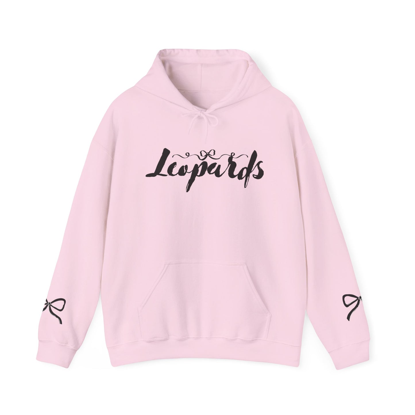 Leopards Graphic Hoodie — Cute Leopard Back Print Pullover