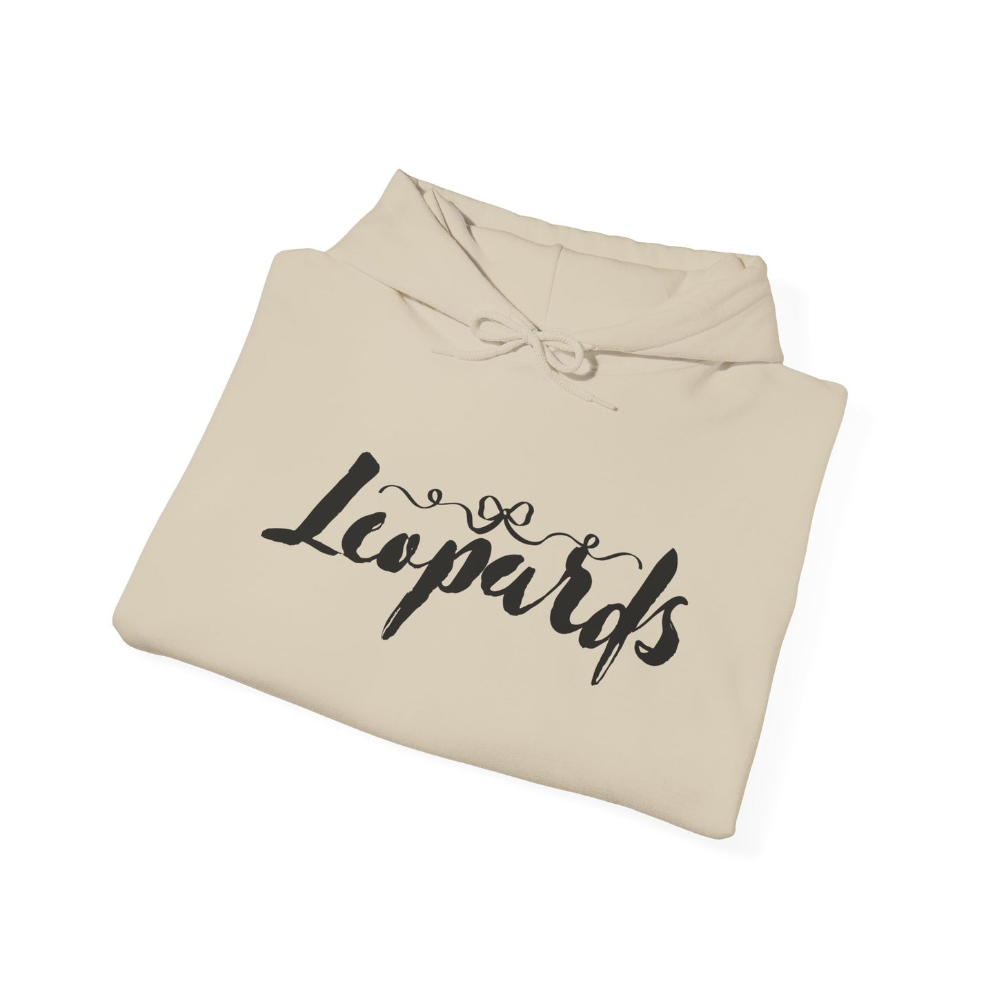 Leopards Graphic Hoodie — Cute Leopard Back Print Pullover