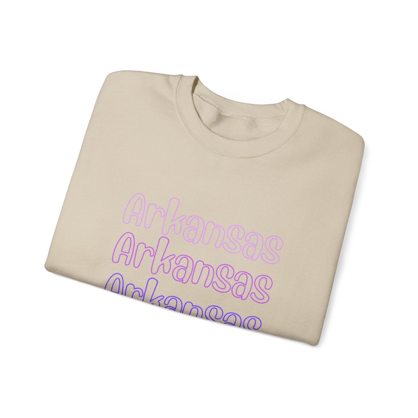 Arkansas Pastel Stack Sweatshirt