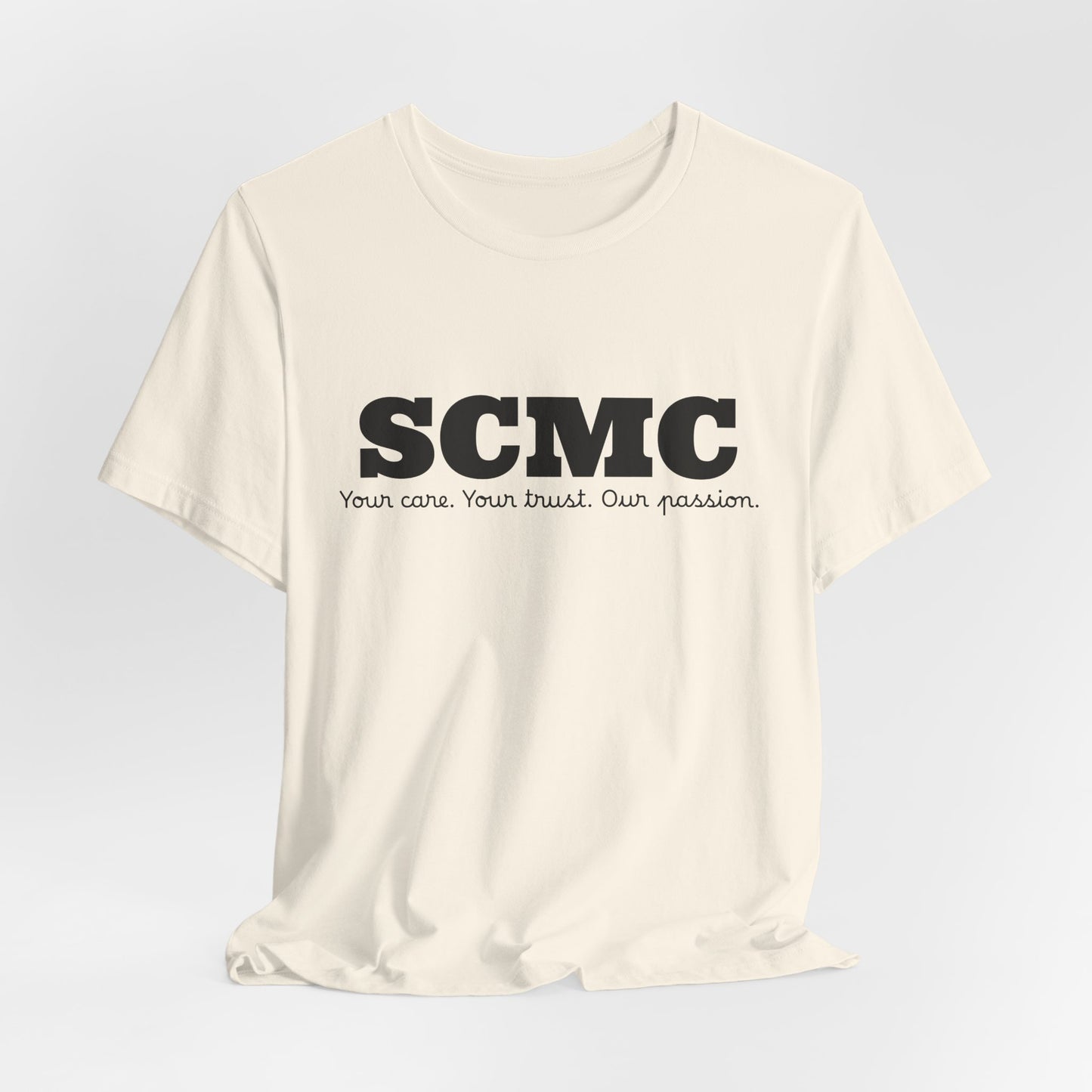 SCMC Logo Tee — 'SCMC' Minimal Graphic Short Sleeve T-Shirt
