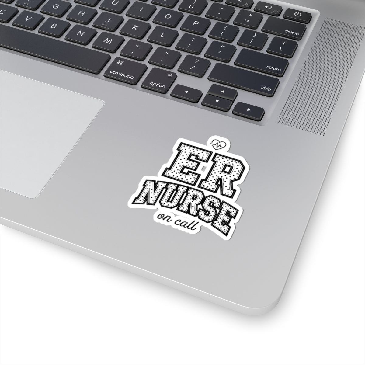 ER Nurse Polka Dot Sticker | Kiss-Cut Vinyl Nurse Decal