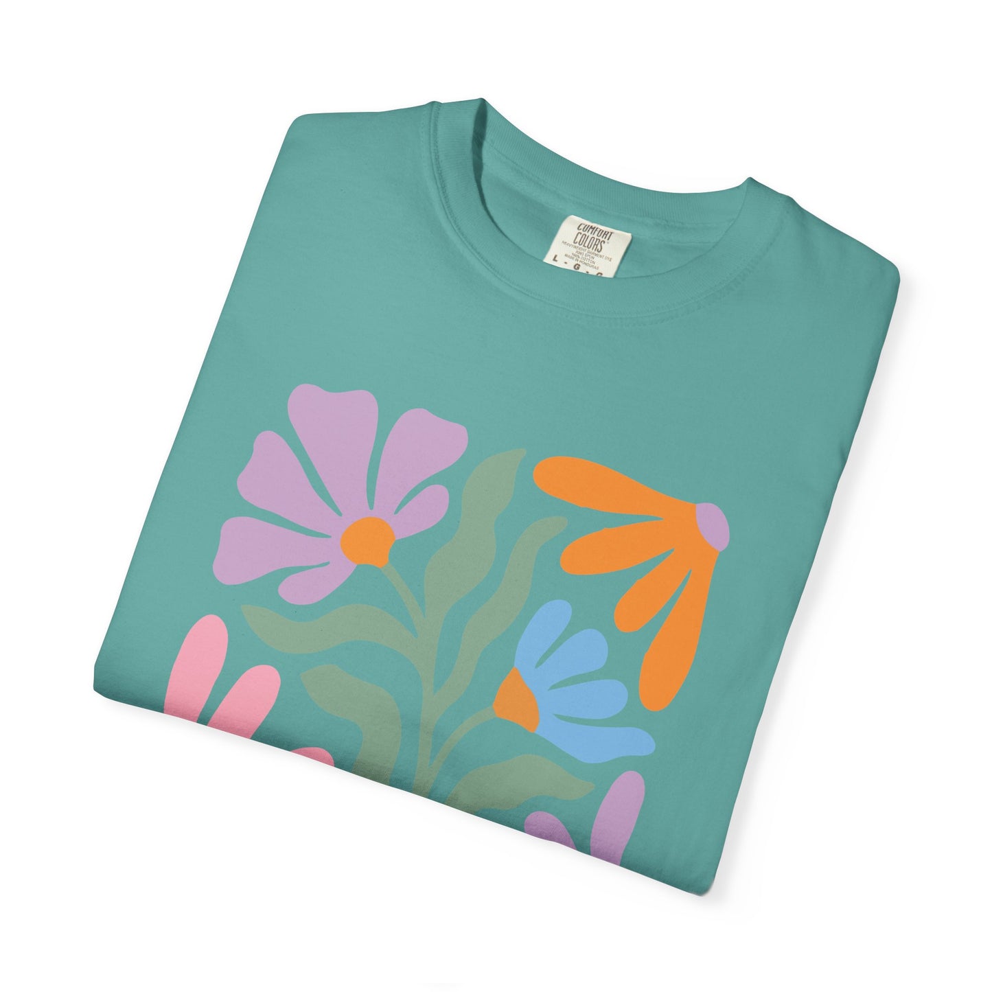 Handpicked by God Floral T-Shirt — Colorful Faith Graphic Tee