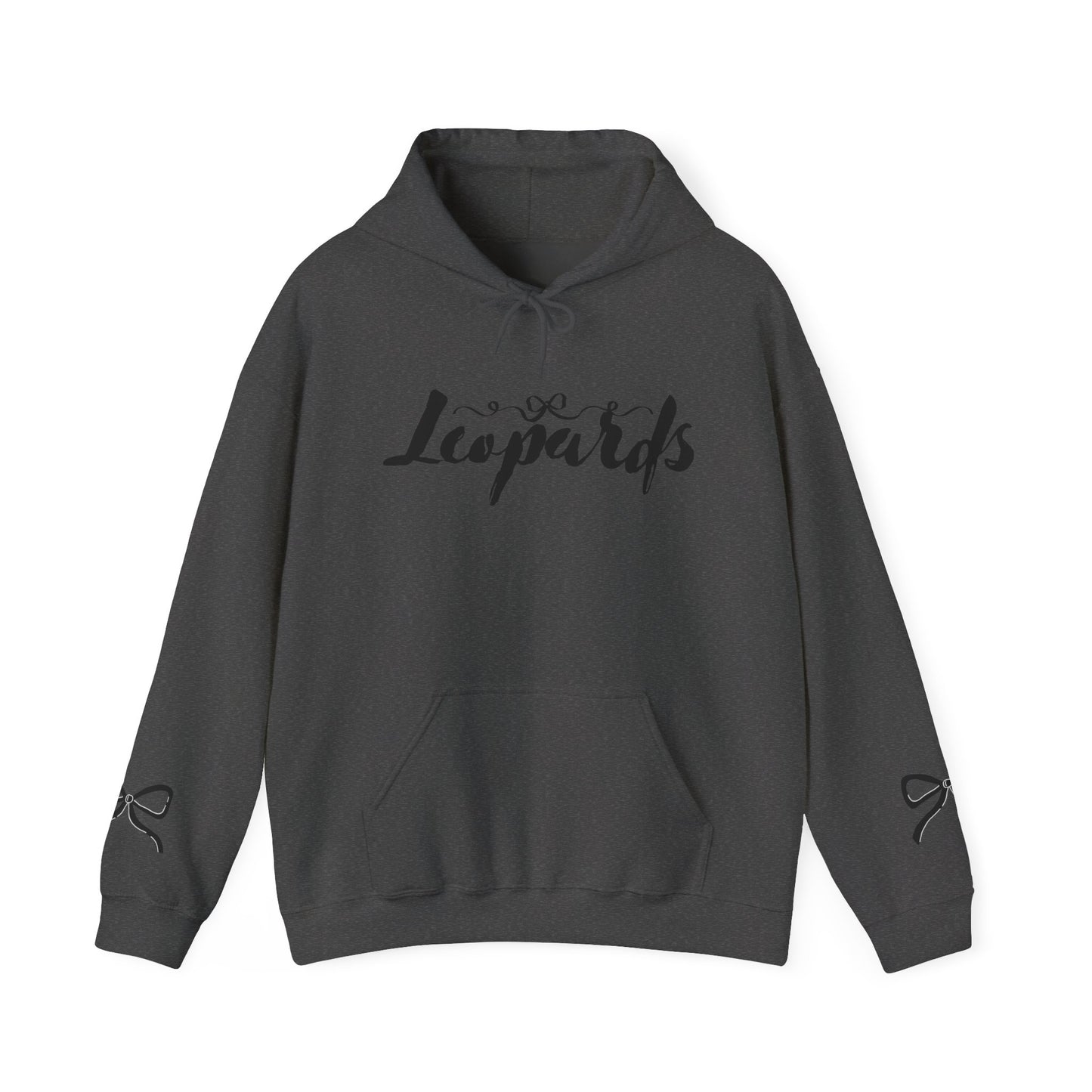 Leopards Graphic Hoodie — Cute Leopard Back Print Pullover
