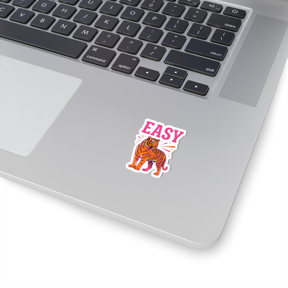 Easy Tiger retro tiger sticker | Kiss-cut vinyl sticker, summer vacation vibes