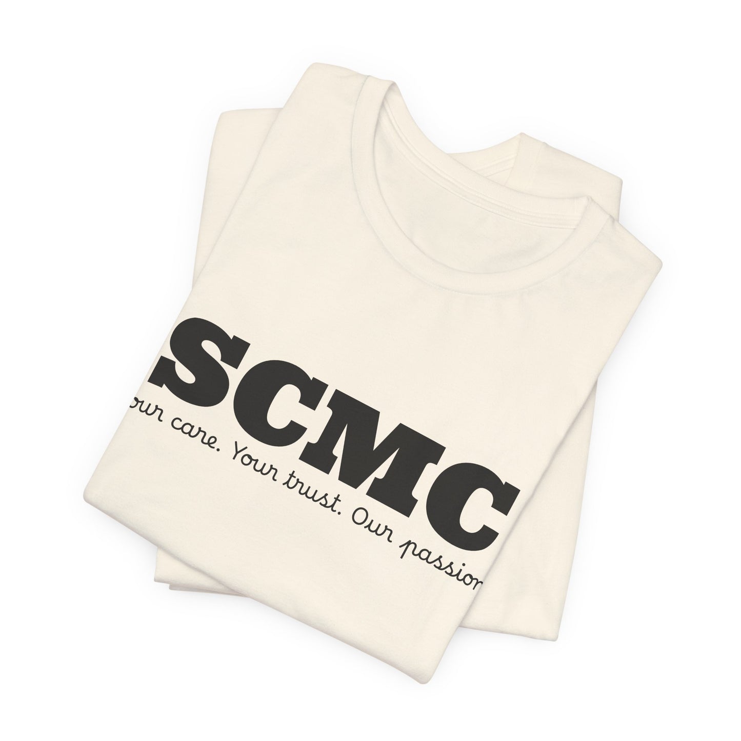 SCMC Logo Tee — 'SCMC' Minimal Graphic Short Sleeve T-Shirt