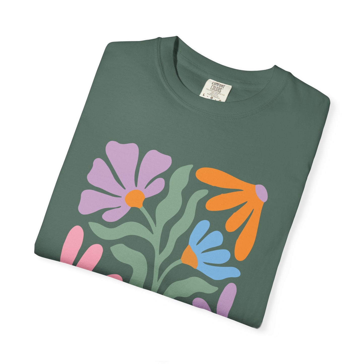 Handpicked by God Floral T-Shirt — Colorful Faith Graphic Tee