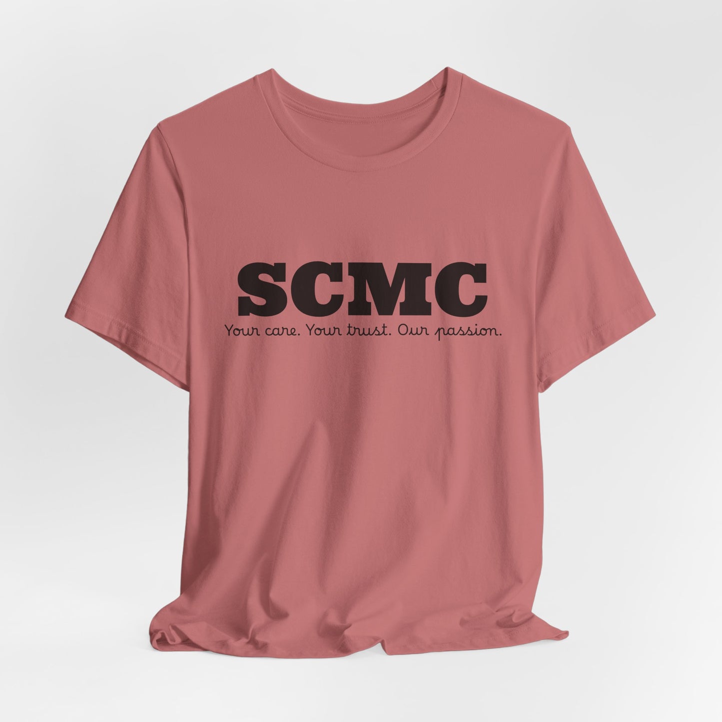 SCMC Logo Tee — 'SCMC' Minimal Graphic Short Sleeve T-Shirt