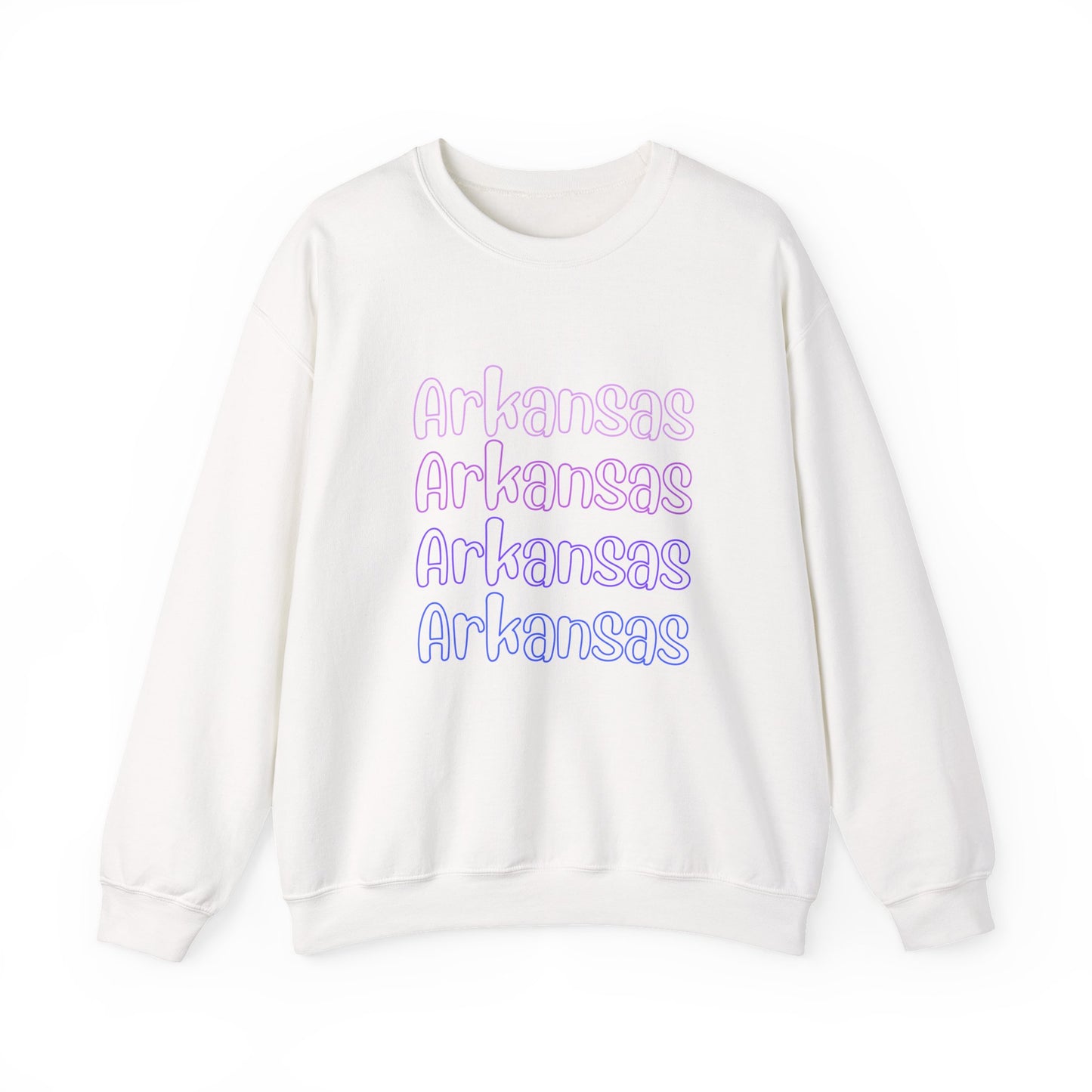 Arkansas Pastel Stack Sweatshirt