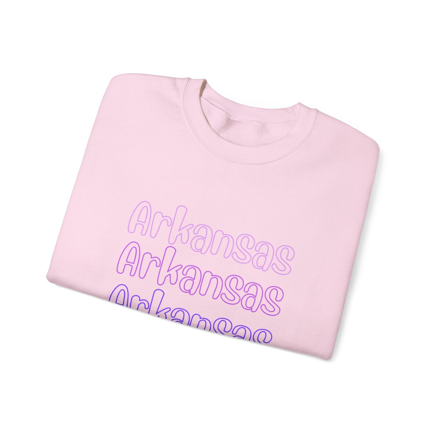 Arkansas Pastel Stack Sweatshirt