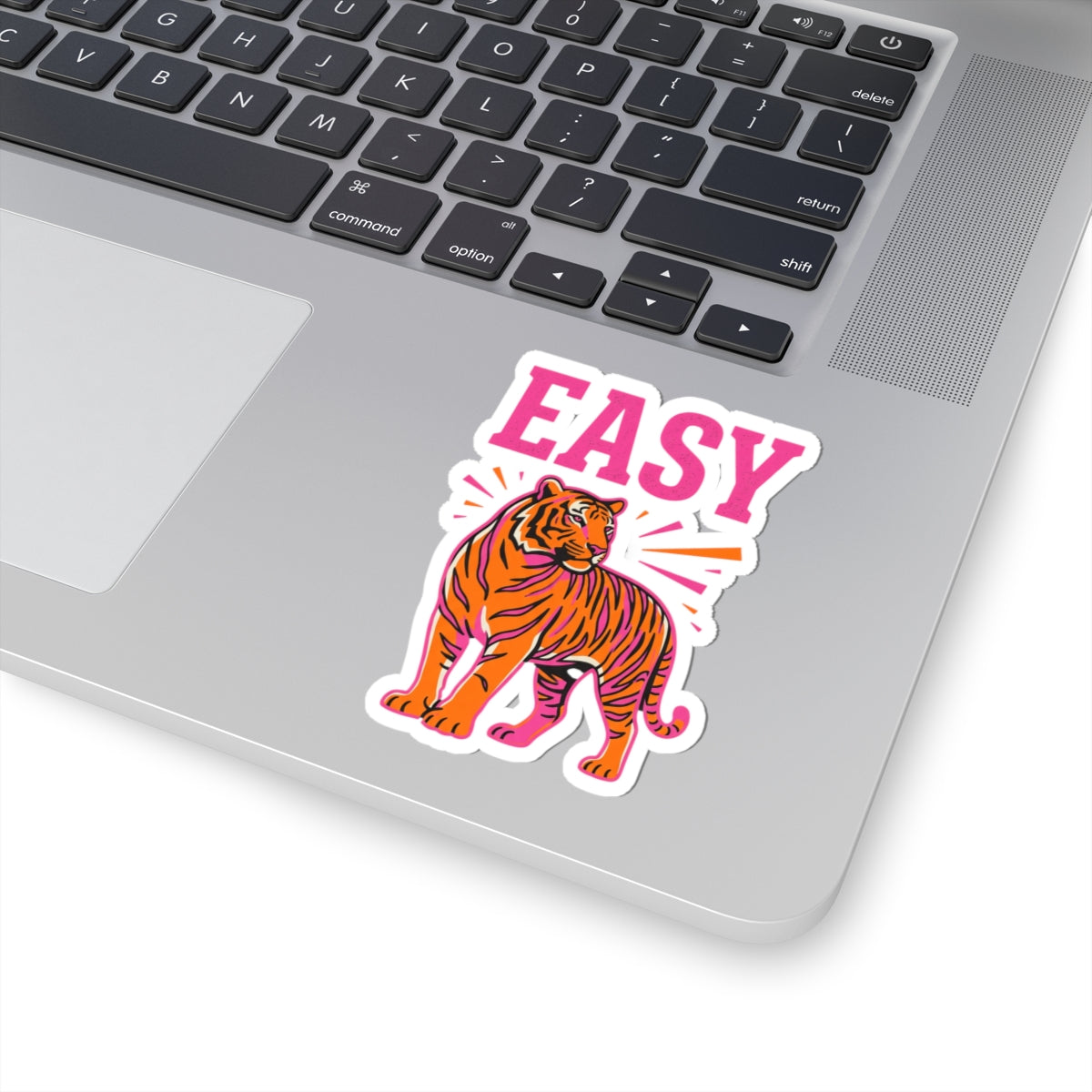 Easy Tiger retro tiger sticker | Kiss-cut vinyl sticker, summer vacation vibes