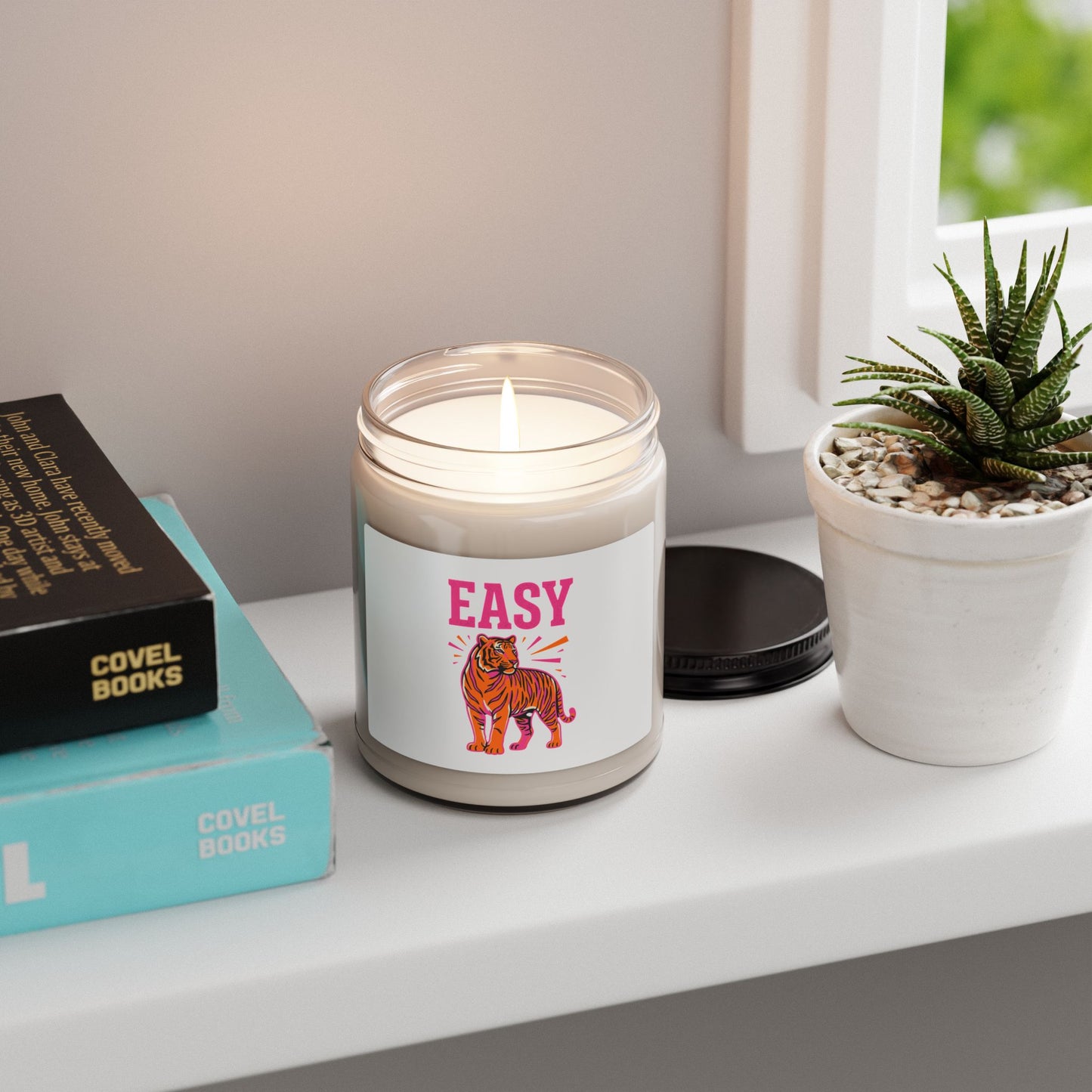 Easy Tiger Retro Tiger Graphic Candle | Soy 9oz