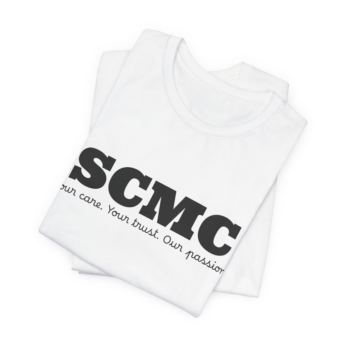 SCMC Logo Tee — 'SCMC' Minimal Graphic Short Sleeve T-Shirt