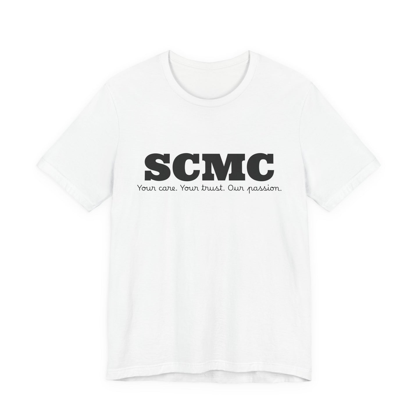 SCMC Logo Tee — 'SCMC' Minimal Graphic Short Sleeve T-Shirt