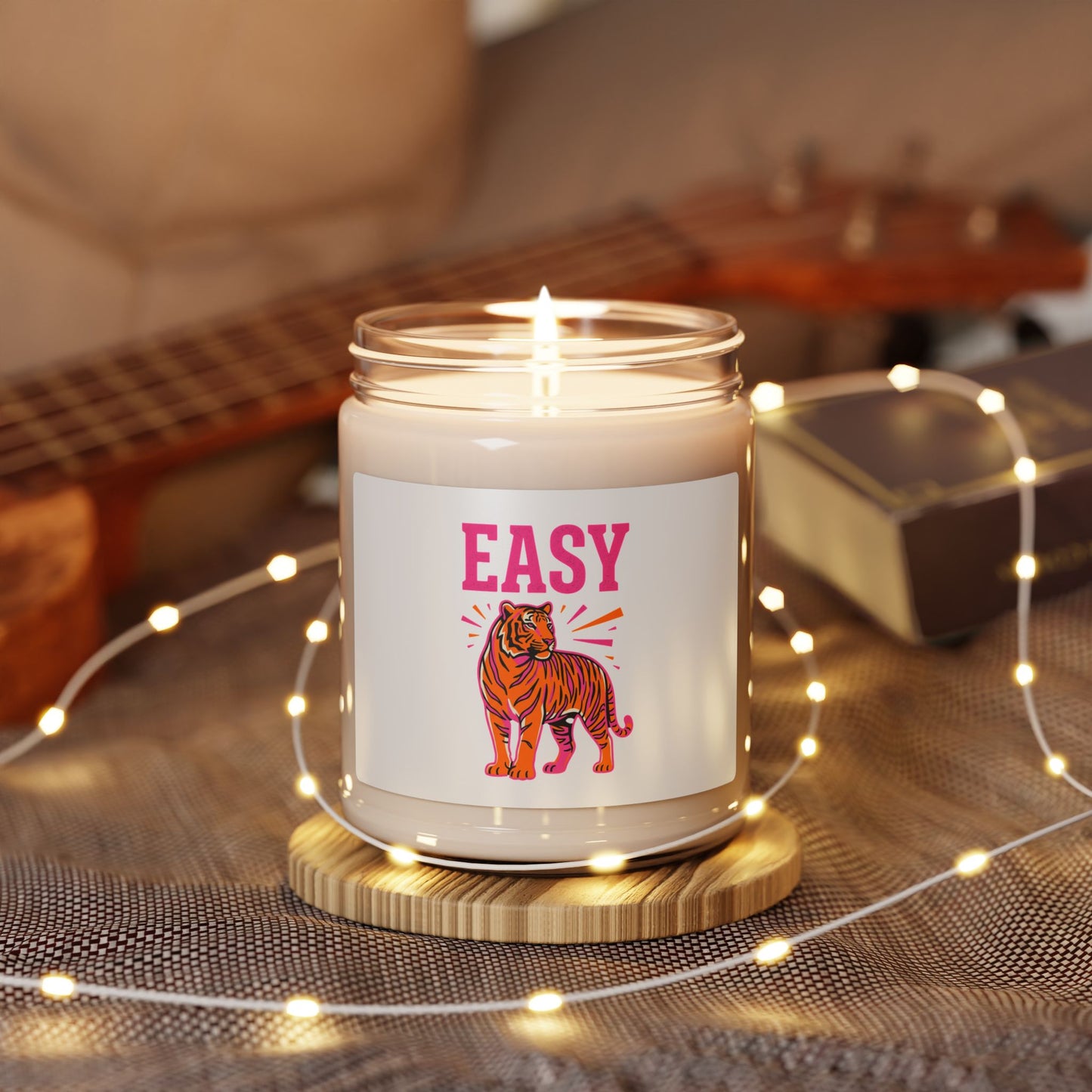 Easy Tiger Retro Tiger Graphic Candle | Soy 9oz