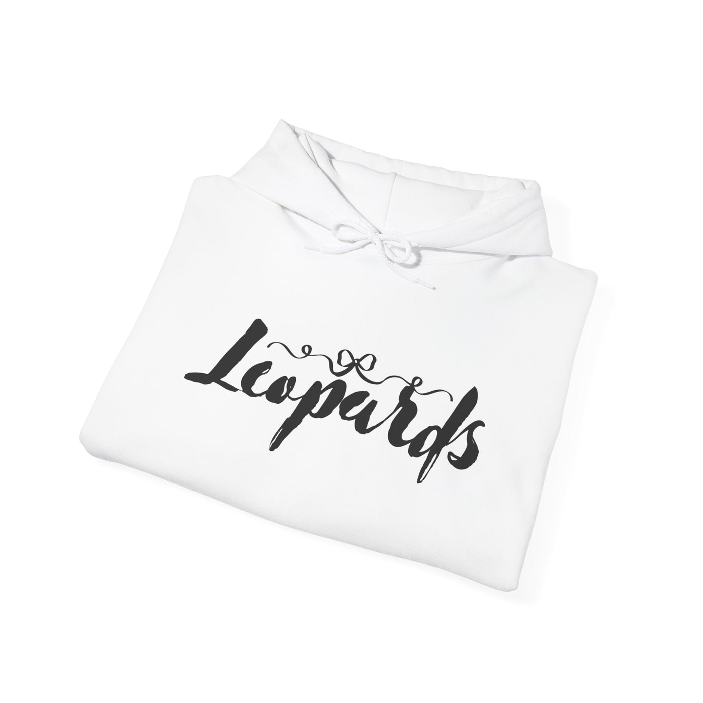 Leopards Graphic Hoodie — Cute Leopard Back Print Pullover