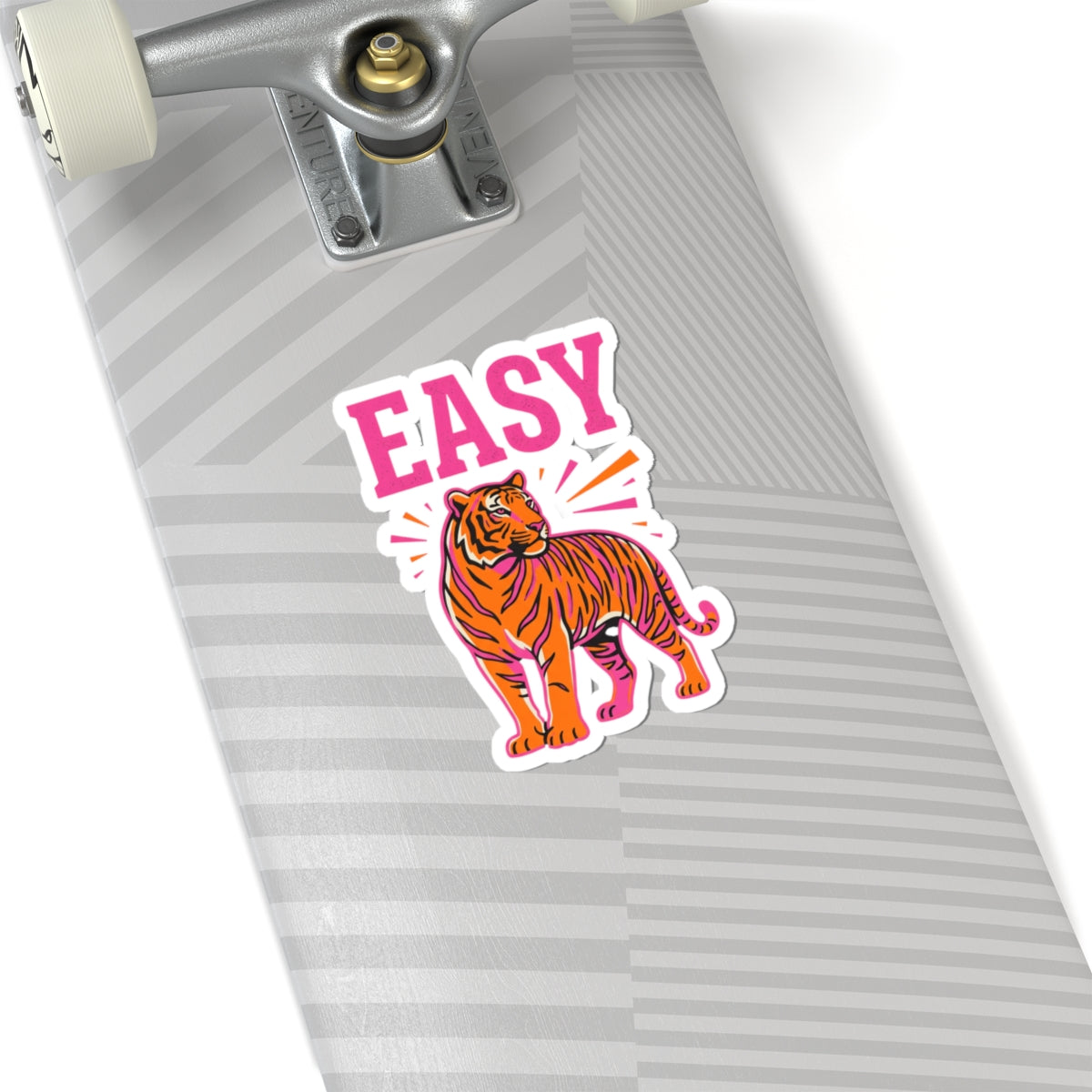 Easy Tiger retro tiger sticker | Kiss-cut vinyl sticker, summer vacation vibes