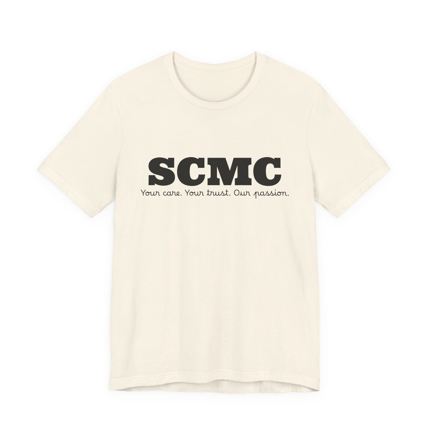 SCMC Logo Tee — 'SCMC' Minimal Graphic Short Sleeve T-Shirt