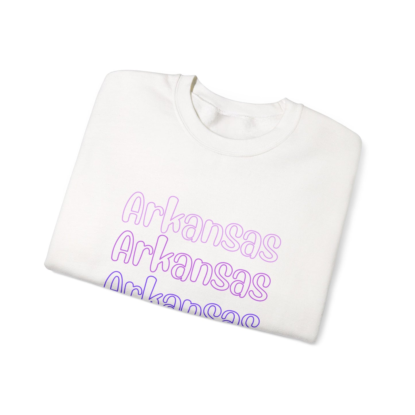 Arkansas Pastel Stack Sweatshirt