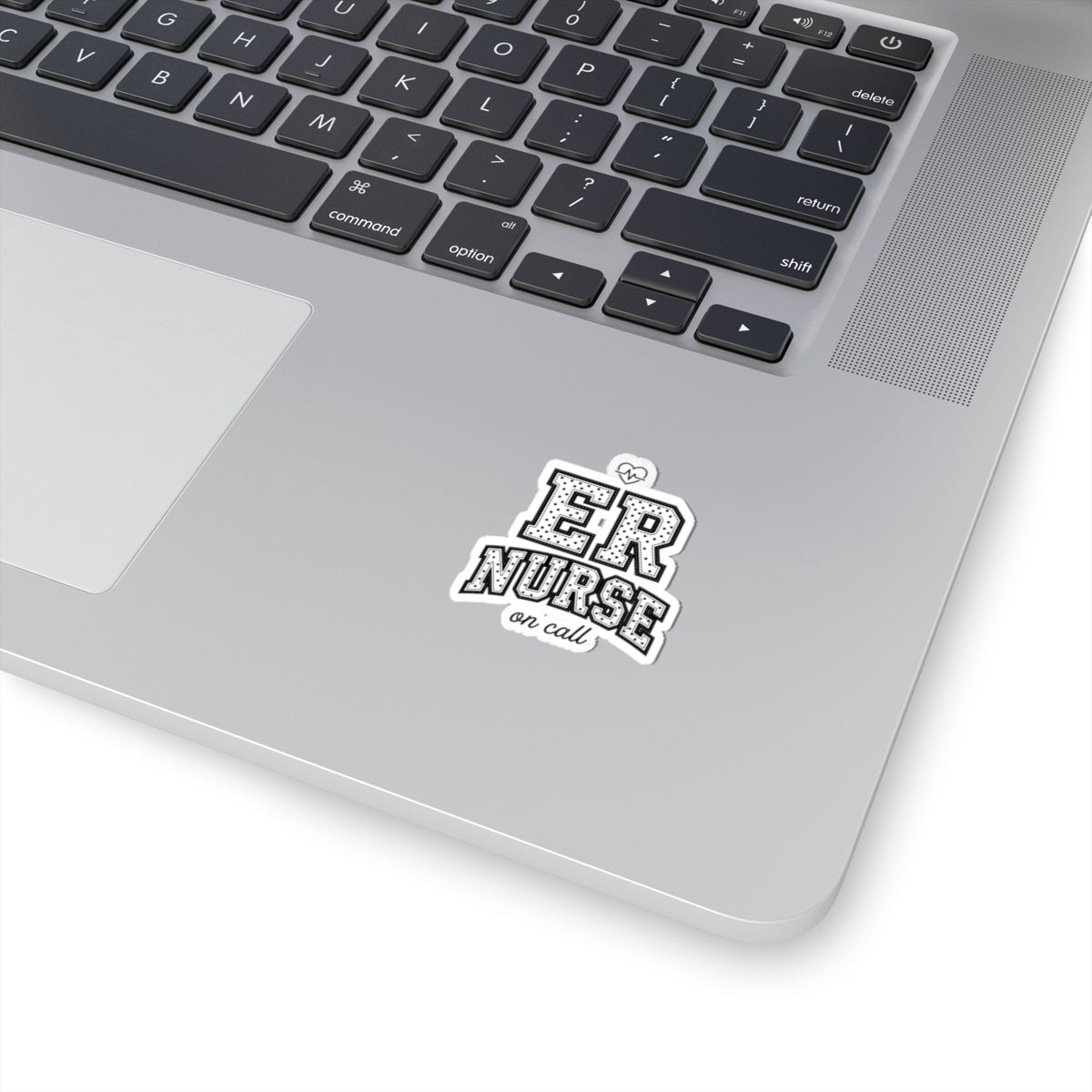 ER Nurse Polka Dot Sticker | Kiss-Cut Vinyl Nurse Decal
