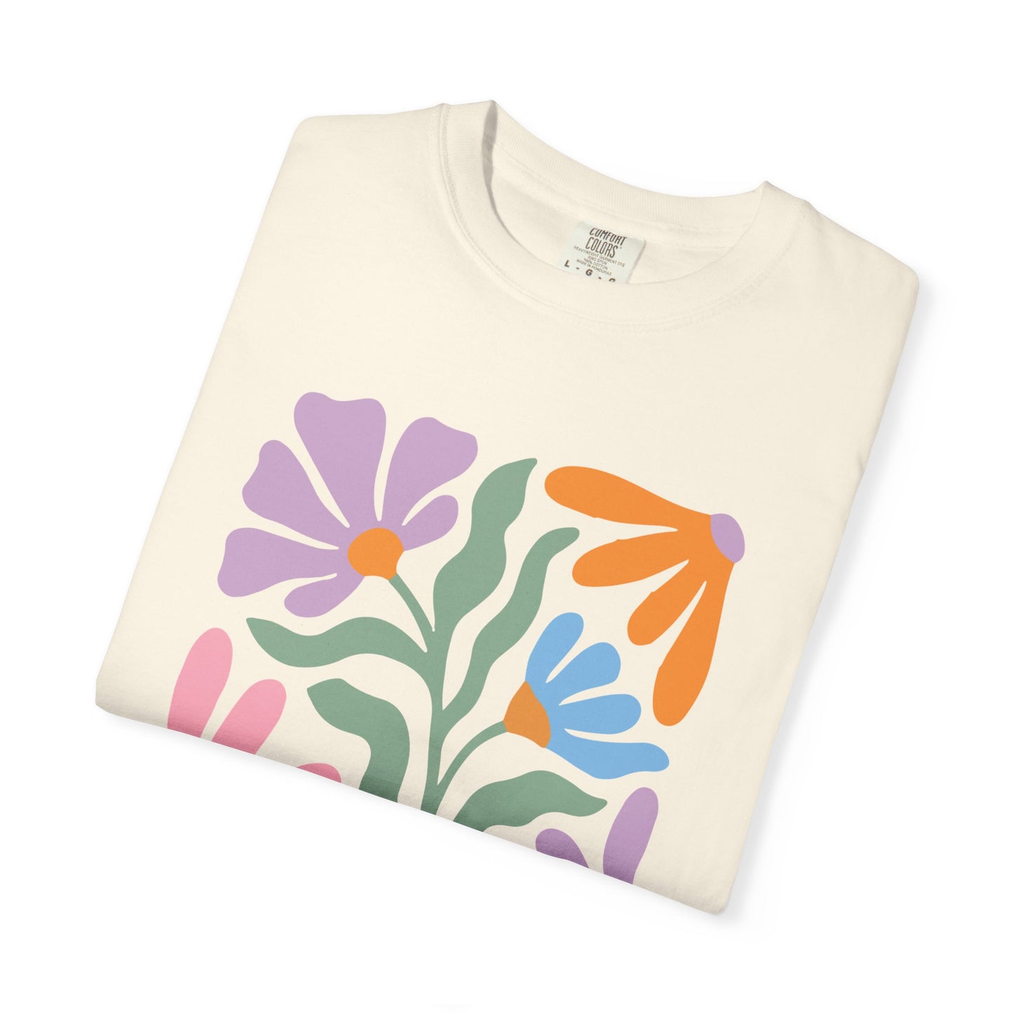 Handpicked by God Floral T-Shirt — Colorful Faith Graphic Tee