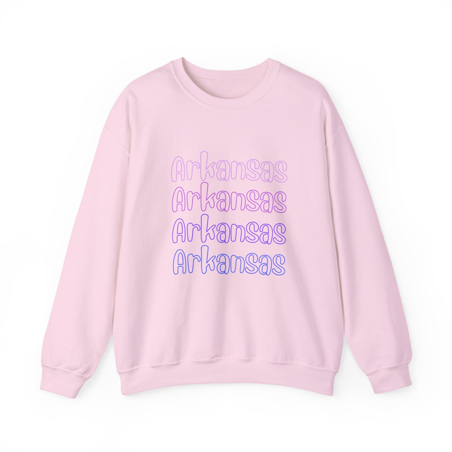 Arkansas Pastel Stack Sweatshirt