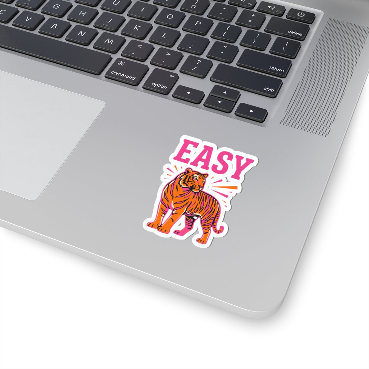 Easy Tiger retro tiger sticker | Kiss-cut vinyl sticker, summer vacation vibes