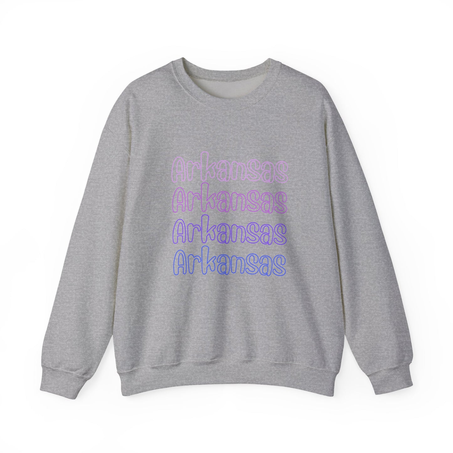 Arkansas Pastel Stack Sweatshirt